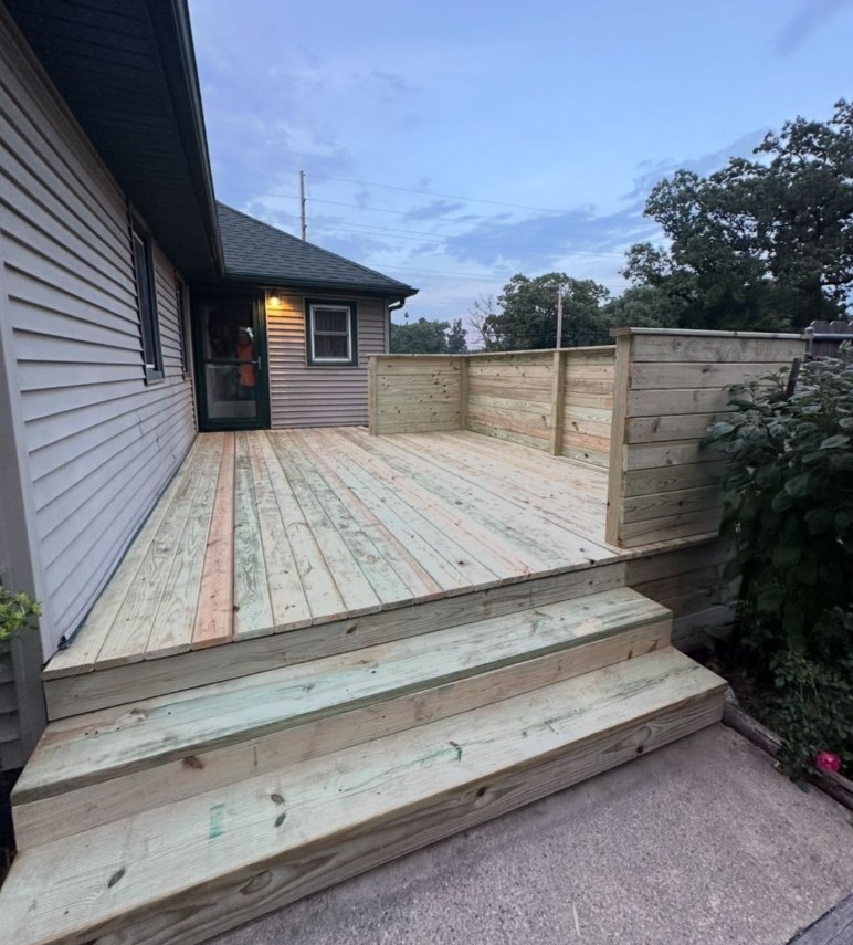 Deck build by Eby Home Improvement