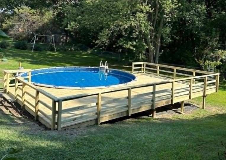 Pool deck by Eby Home Improvement